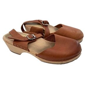 Lotta From Stockholm Clogs Women’s Size 38 EUR Low Wood Nubuck 38.5 US Lotta’s
